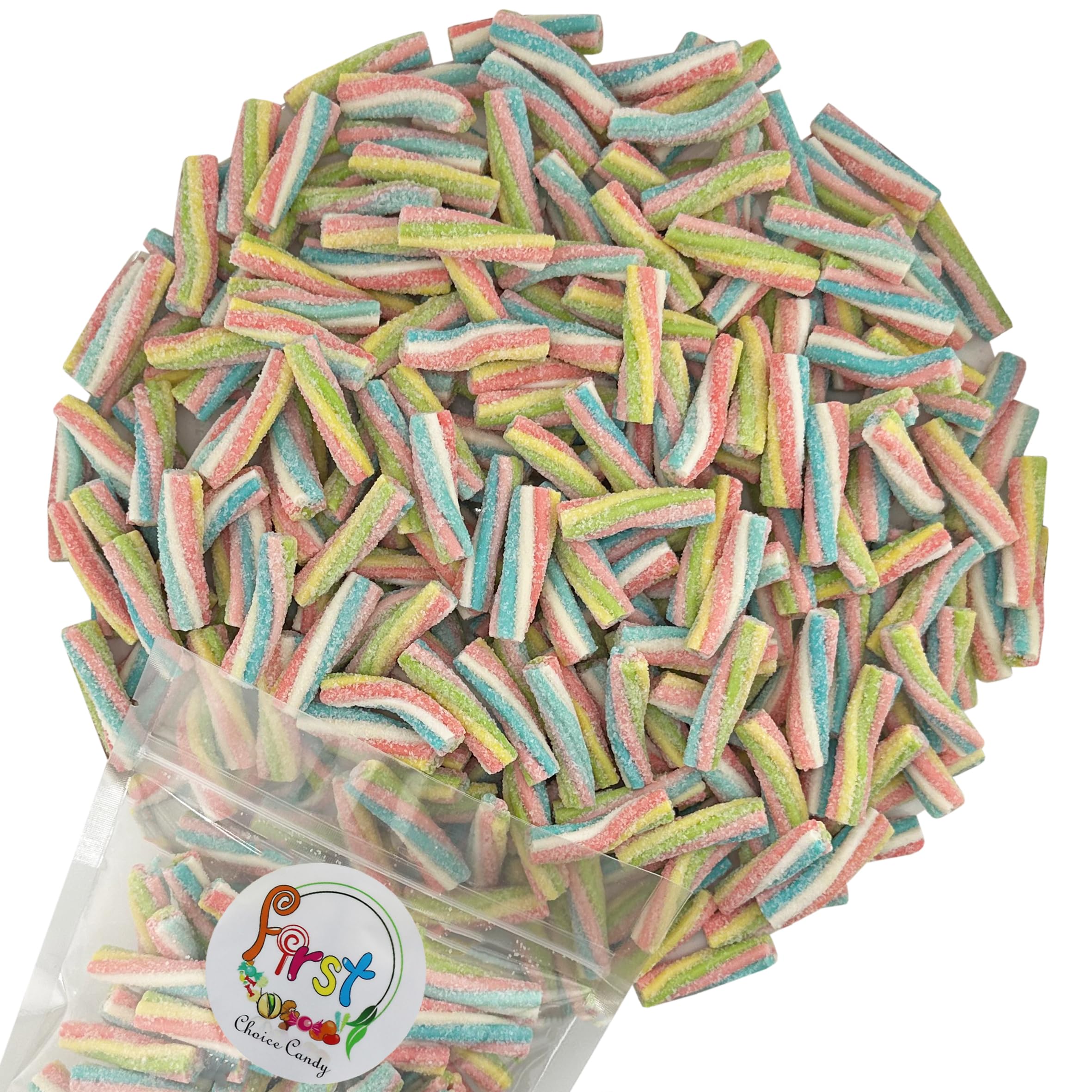 Amazon.com : FirstChoiceCandy Sour Rainbow Twister Gummy Candy